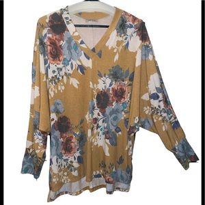 White Birch dolman sleeve blouse XL